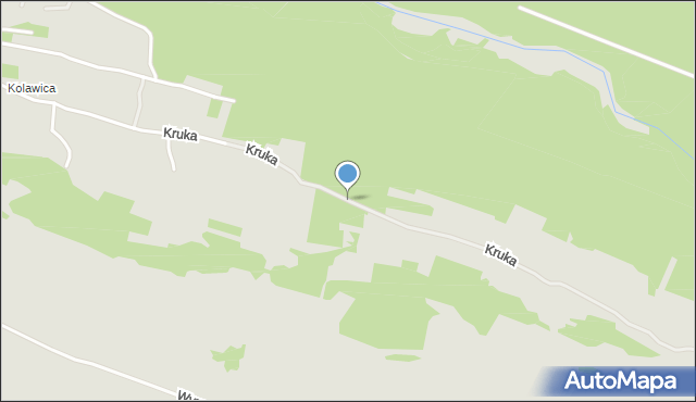 Jaworzno, Kruka Józefa, mapa Jaworzno