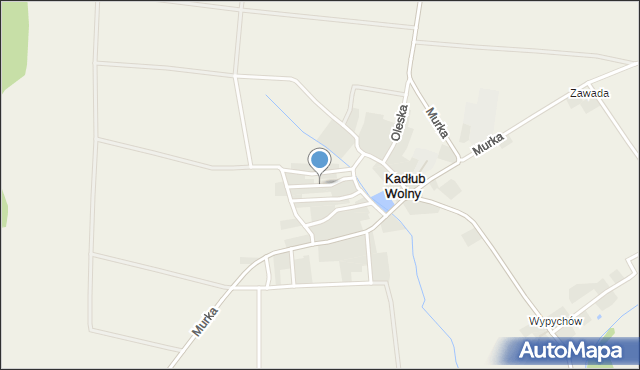 Kadłub Wolny, Krótka, mapa Kadłub Wolny