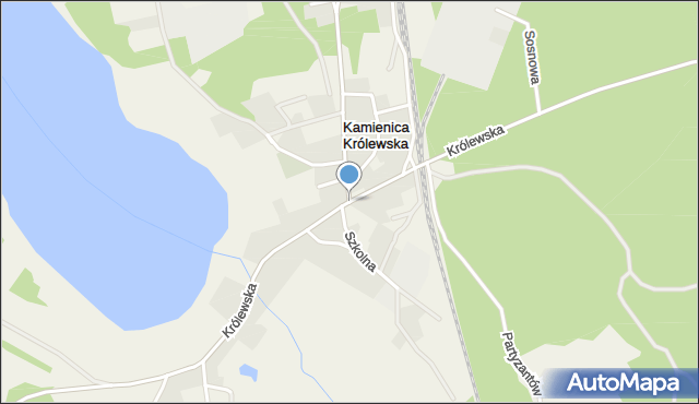 Kamienica Królewska, Królewska, mapa Kamienica Królewska