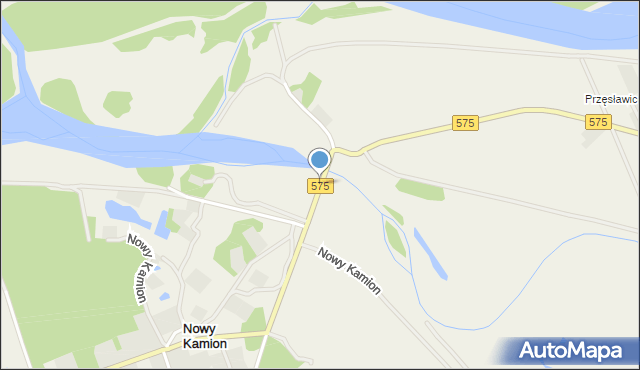 Kamion gmina Młodzieszyn, Krzyczkowskiego-Szymona Józefa, płk., mapa Kamion gmina Młodzieszyn