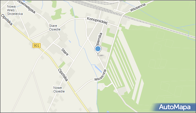 Kielcza, Króla Bolesława Chrobrego, mapa Kielcza