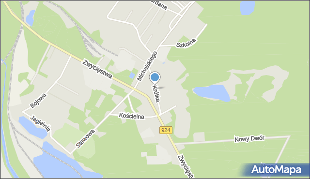 Knurów powiat gliwicki, Krótka, mapa Knurów powiat gliwicki