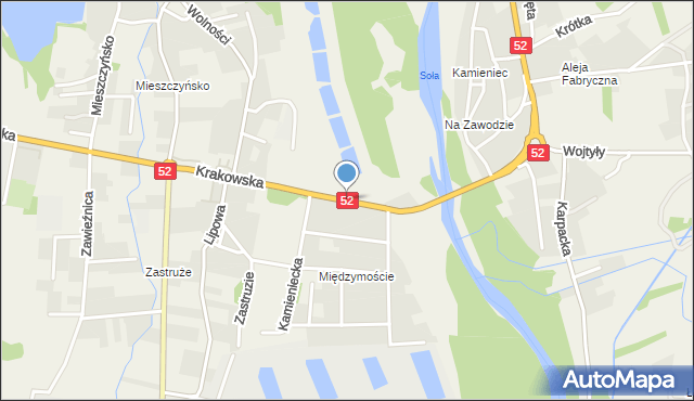 Kobiernice, Krakowska, mapa Kobiernice