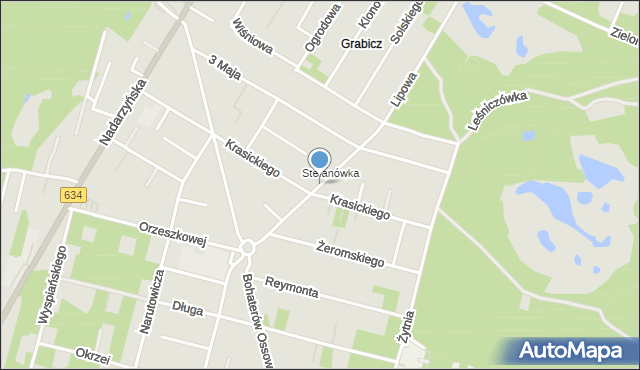 Kobyłka, Królewska, mapa Kobyłka