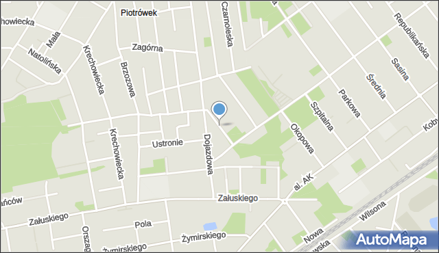 Kobyłka, Krótka, mapa Kobyłka
