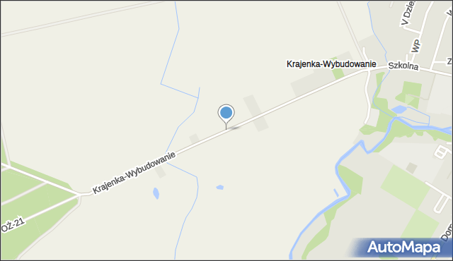 Krajenka-Wybudowanie, Krajenka-Wybudowanie, mapa Krajenka-Wybudowanie