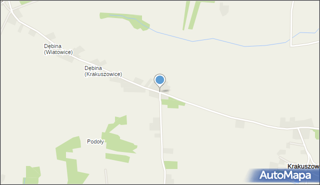 Krakuszowice, Krakuszowice, mapa Krakuszowice