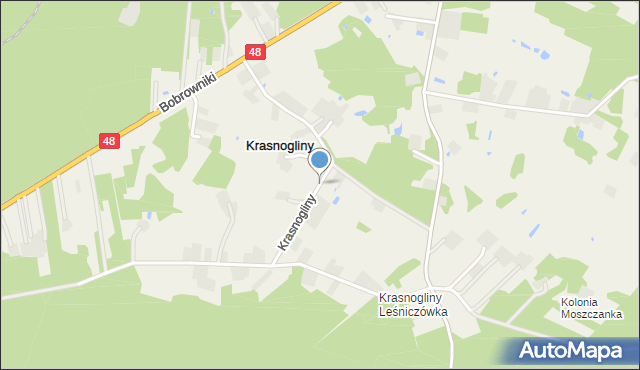Krasnogliny, Krasnogliny, mapa Krasnogliny