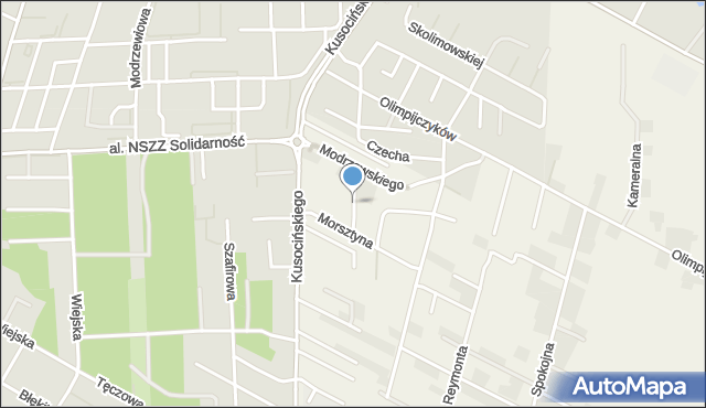 Krępiec gmina Mełgiew, Krasińskiego Zygmunta, mapa Krępiec gmina Mełgiew