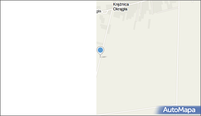 Krężnica Okrągła, Krężnica Okrągła, mapa Krężnica Okrągła