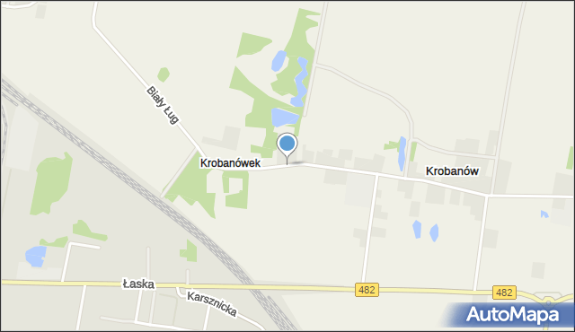 Krobanówek, Krobanówek, mapa Krobanówek
