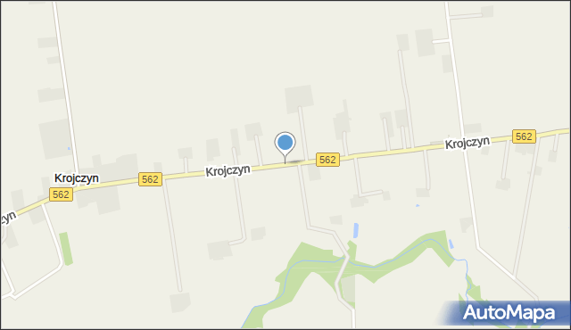 Krojczyn, Krojczyn, mapa Krojczyn