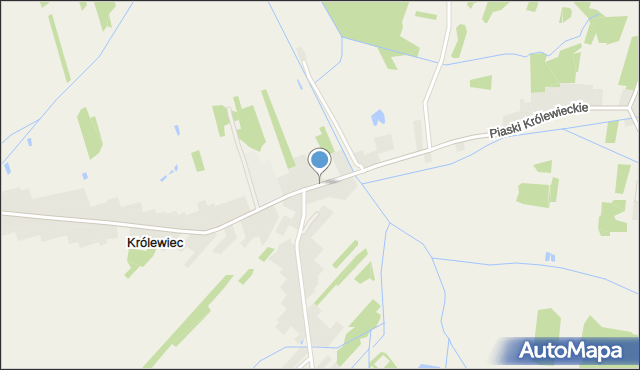 Królewiec gmina Smyków, Królewiec, mapa Królewiec gmina Smyków