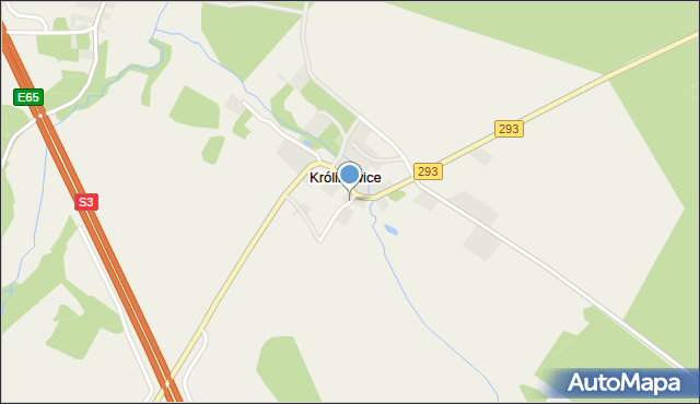 Królikowice gmina Bytom Odrzański, Królikowice, mapa Królikowice gmina Bytom Odrzański