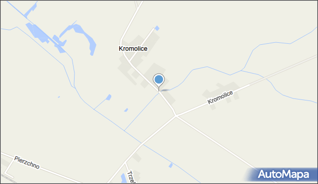 Kromolice gmina Kórnik, Kromolice, mapa Kromolice gmina Kórnik