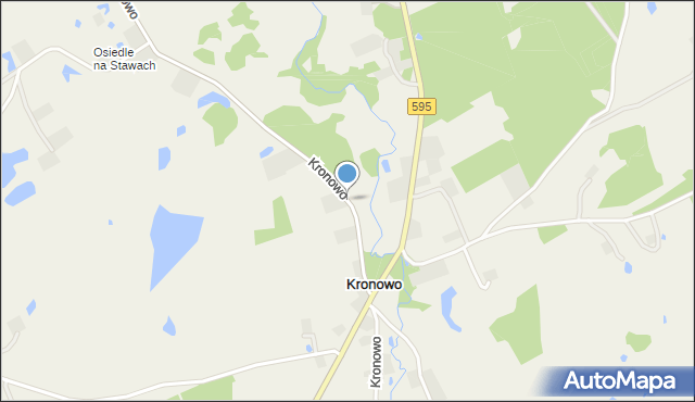 Kronowo gmina Barczewo, Kronowo, mapa Kronowo gmina Barczewo
