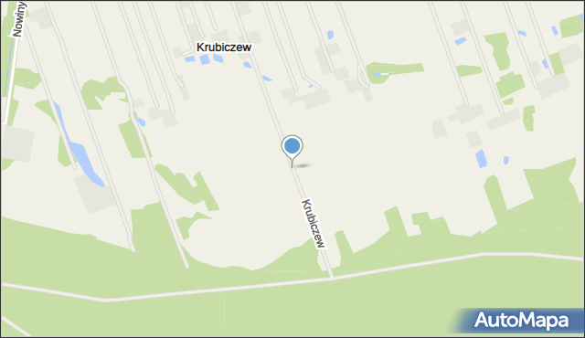 Krubiczew, Krubiczew, mapa Krubiczew