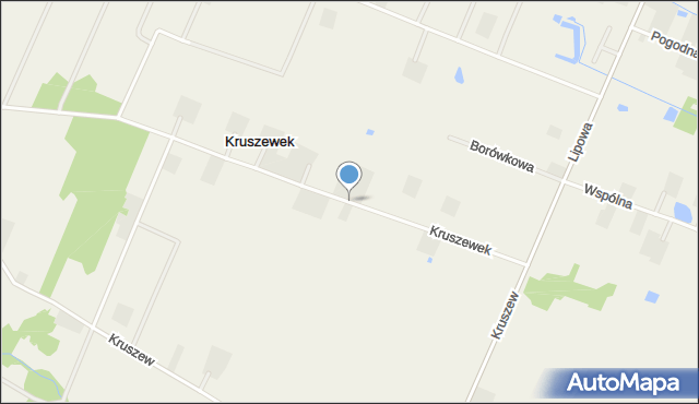 Kruszewek, Kruszewek, mapa Kruszewek