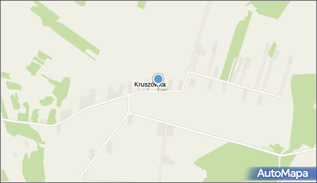 Kruszówka, Kruszówka, mapa Kruszówka