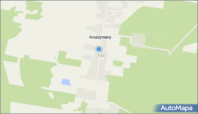 Kruszyniany, Kruszyniany, mapa Kruszyniany