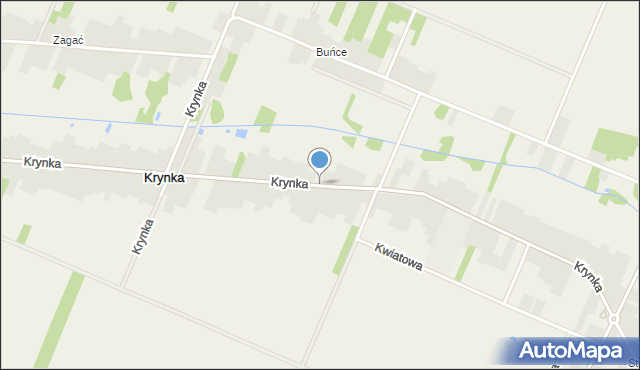Krynka, Krynka, mapa Krynka