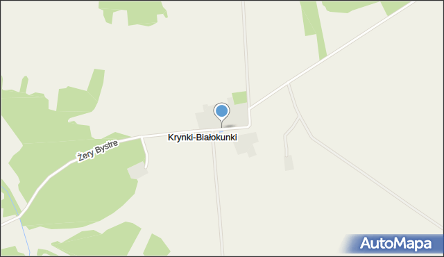 Krynki-Białokunki, Krynki-Białokunki, mapa Krynki-Białokunki