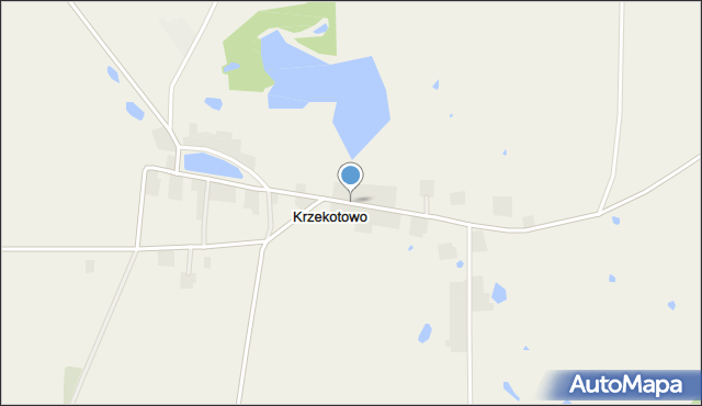 Krzekotowo, Krzekotowo, mapa Krzekotowo