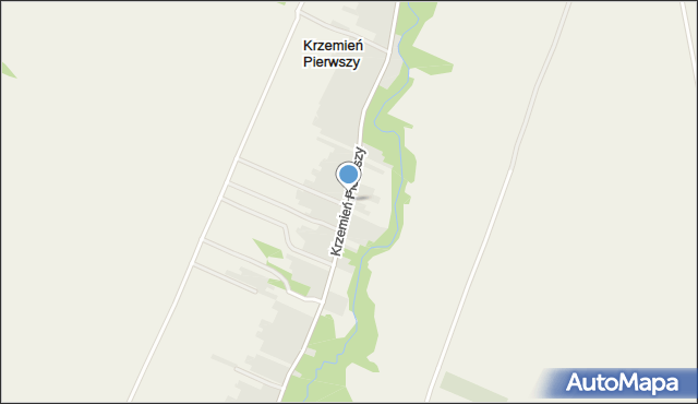 Krzemień Pierwszy, Krzemień Pierwszy, mapa Krzemień Pierwszy