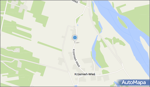 Krzemień-Wieś, Krzemień-Wieś, mapa Krzemień-Wieś