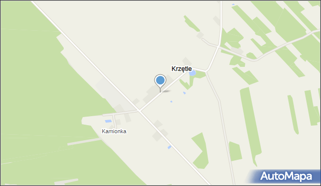 Krzętle, Krzętle, mapa Krzętle