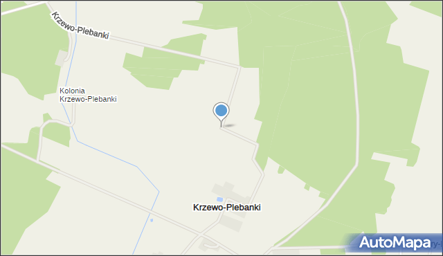 Krzewo-Plebanki, Krzewo-Plebanki, mapa Krzewo-Plebanki