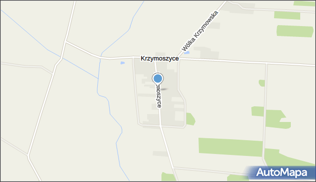 Krzymoszyce, Krzymoszyce, mapa Krzymoszyce