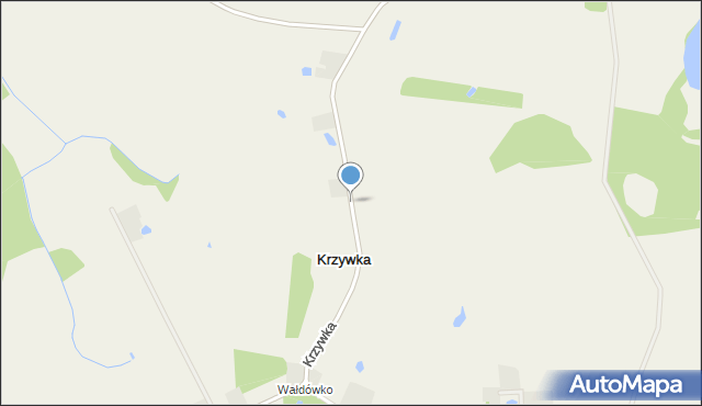 Krzywka, Krzywka, mapa Krzywka