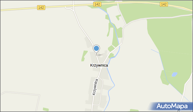 Krzywnica, Krzywnica, mapa Krzywnica