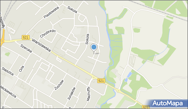 Kwidzyn, Królowej Jadwigi, mapa Kwidzyn