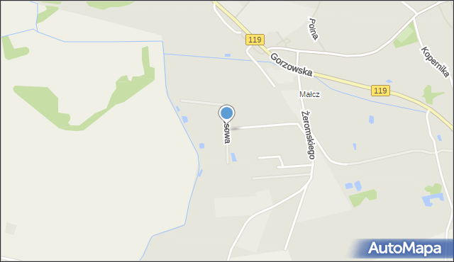 Lipiany powiat pyrzycki, Kresowa, mapa Lipiany powiat pyrzycki