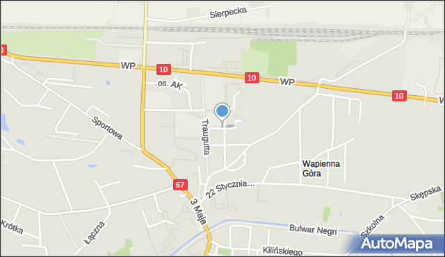 Lipno, Króla Bolesława Chrobrego, mapa Lipno