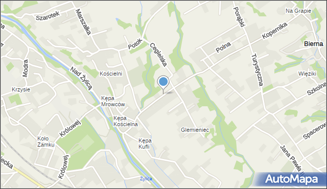 Łodygowice powiat żywiecki, Króla Jana III Sobieskiego, mapa Łodygowice powiat żywiecki