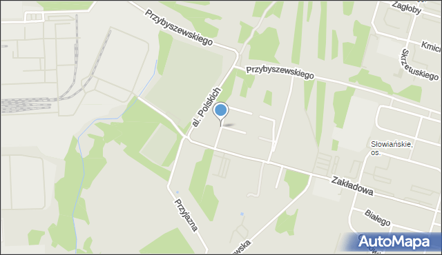 Łódź, Króla Bolesława Śmiałego, mapa Łodzi