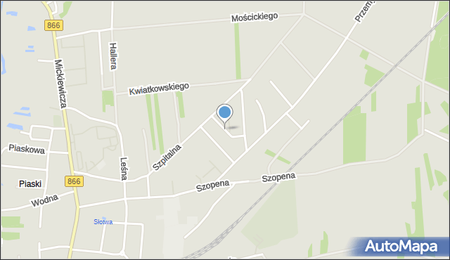 Lubaczów, Kruczka Szczepana, dr., mapa Lubaczów