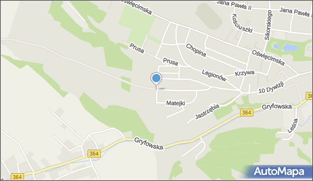 Lwówek Śląski, Króla Władysława Łokietka, mapa Lwówek Śląski