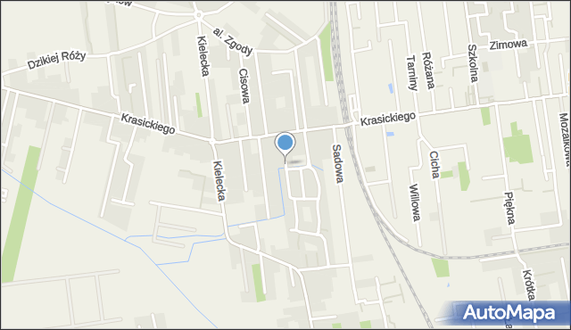 Nowa Iwiczna, Krążek, mapa Nowa Iwiczna