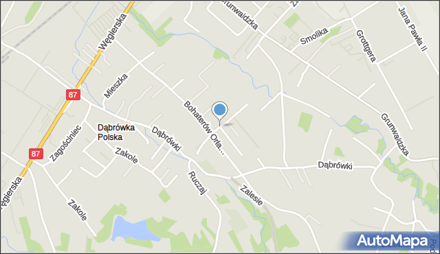 Nowy Sącz, Króla Bolesława Chrobrego, mapa Nowego Sącza