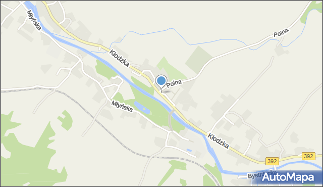 Ołdrzychowice Kłodzkie, Krzywa, mapa Ołdrzychowice Kłodzkie