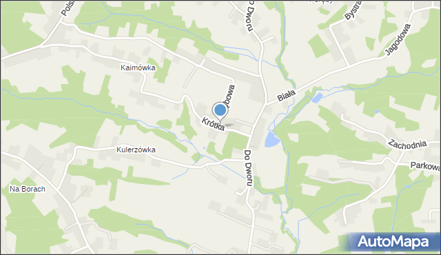 Olszowice, Krótka, mapa Olszowice