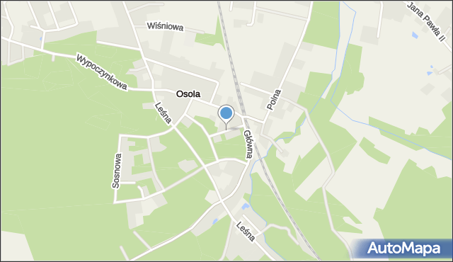 Osola, Krótka, mapa Osola