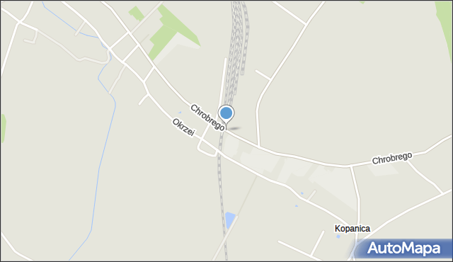 Piława Górna, Króla Bolesława Chrobrego, mapa Piława Górna