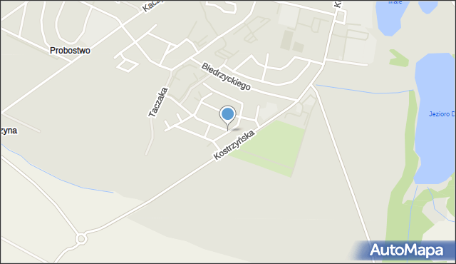 Pobiedziska, Króla Bolesława Chrobrego, mapa Pobiedziska