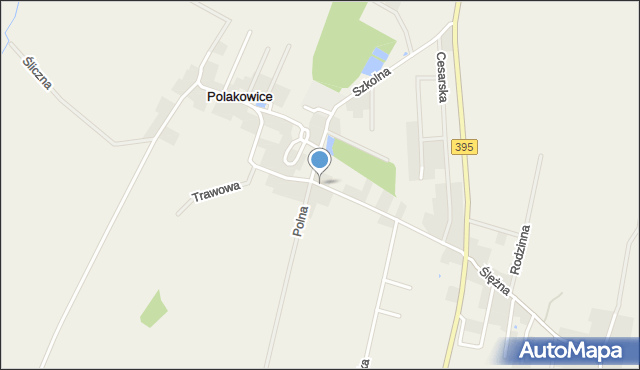 Polakowice, Króla Jana III Sobieskiego, mapa Polakowice