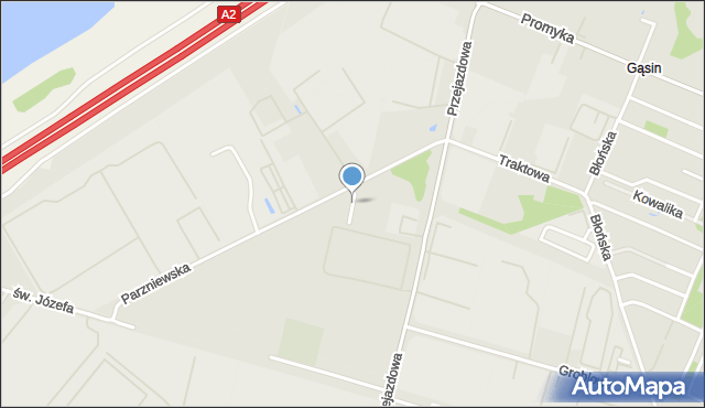 Pruszków, Kredkowa, mapa Pruszków